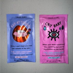 Mane Club 5 in 1 deep conditioner set of 2 (1.8 oz each)